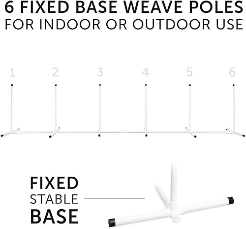 Miniatura 5 de Sporting Dog - Kit de agilidad para principiantes | Kit de agilidad para perros de 5 piezas | Saltos de agilidad | Saltos de neumáticos | Postes