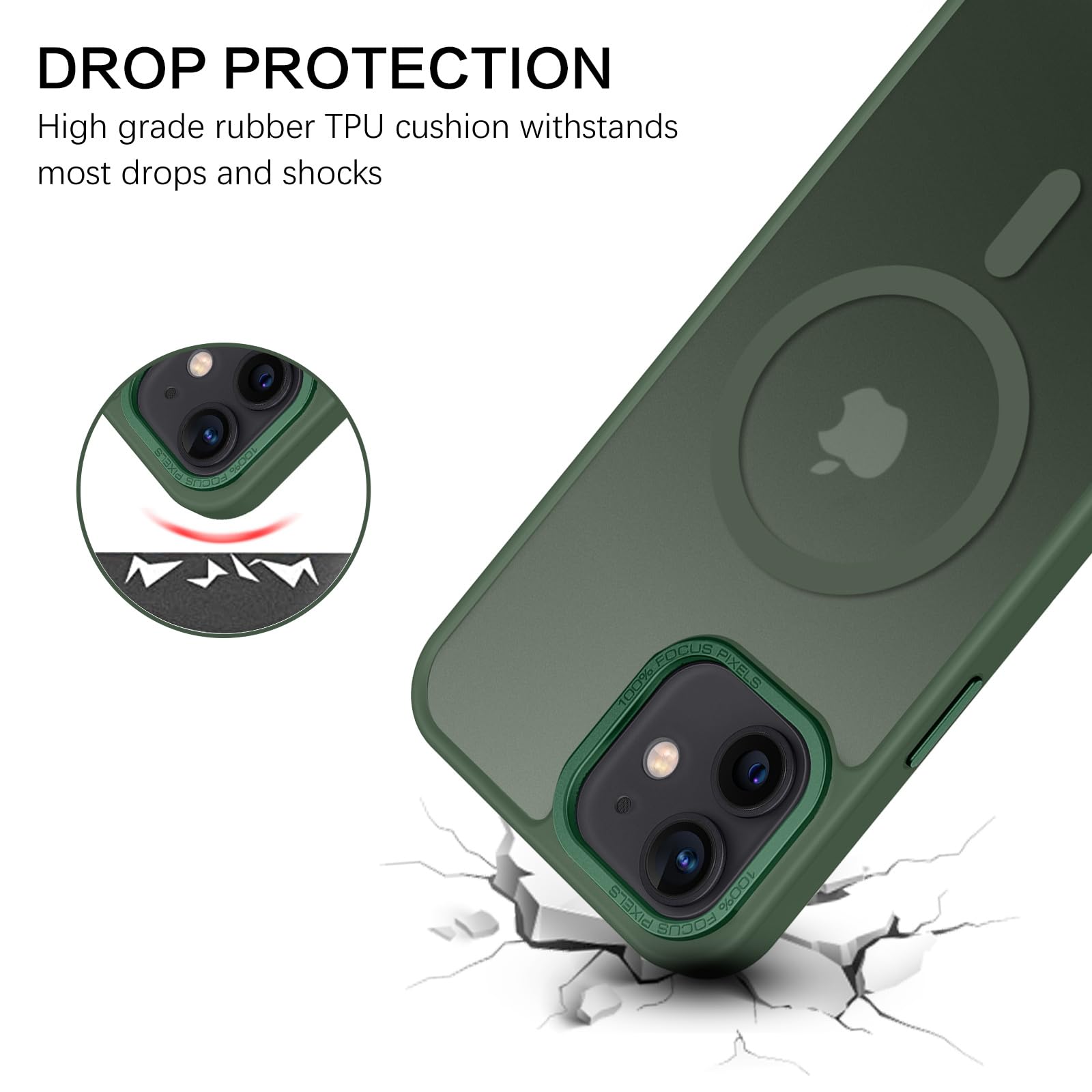 Amazon.co.jp: BENTOBEN iPhone 12/12pro ケース MagSafe対応  