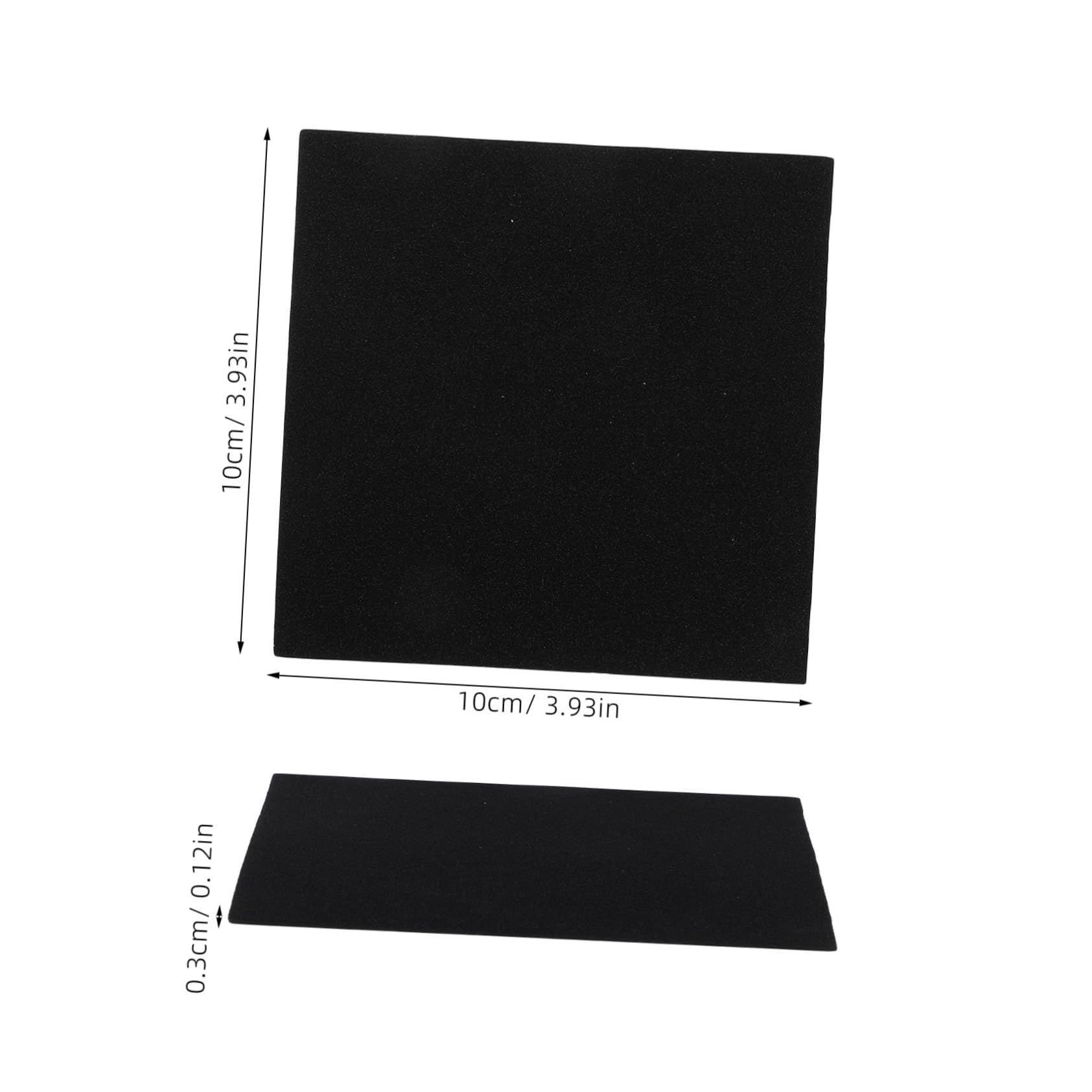 STOBAZA 10 Pack Neoprene Foam Pad Fire Retardant Vibration Insulation Gasket Material for Automotive Home Industrial Use