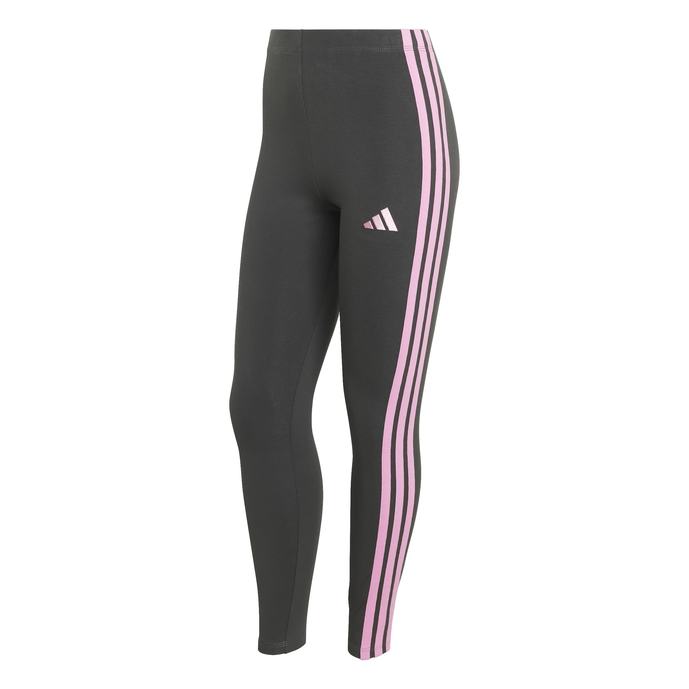 adidas Femme ESSENTIALS 3-STRIPES COTTON LEGGINGS, grey six/st tropic bloom, M