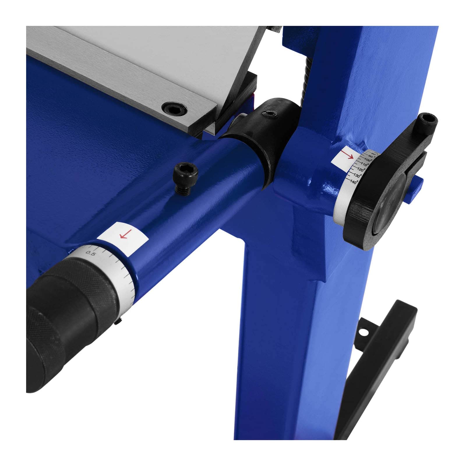 Plegadora De Chapa Manual MSW - Dobla Hasta 1270mm De Ancho Y 2mm De Grosor, ángulo Ajustable 0-135°, Ideal Para Taller