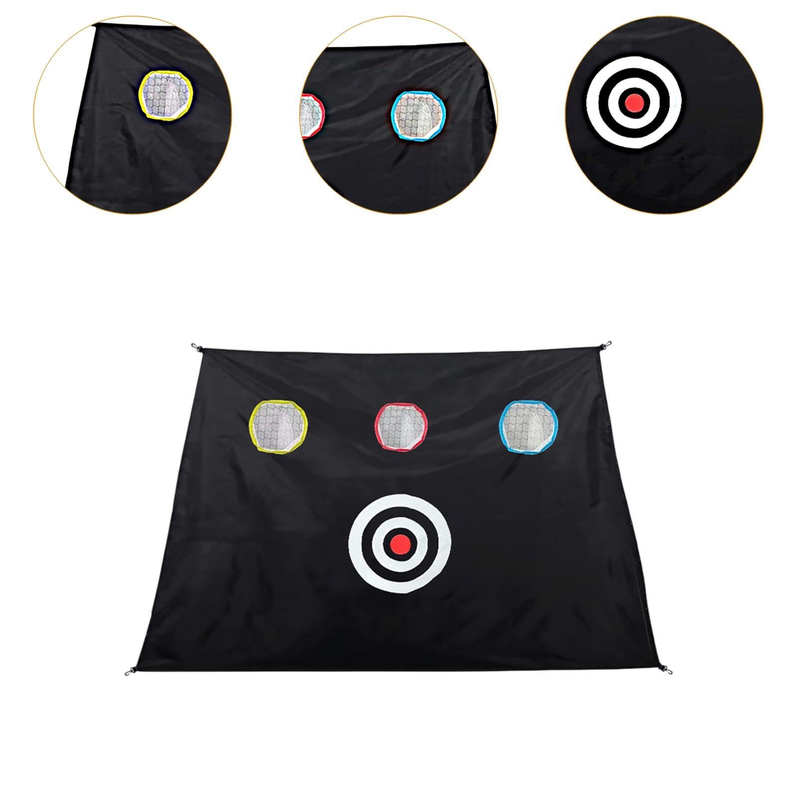 Menolana Golf Practice Net Target Cloth Hitting Cage Easy Setup Lightweight Foldable Garden Golfer Gift Chipping Net for Golf Training