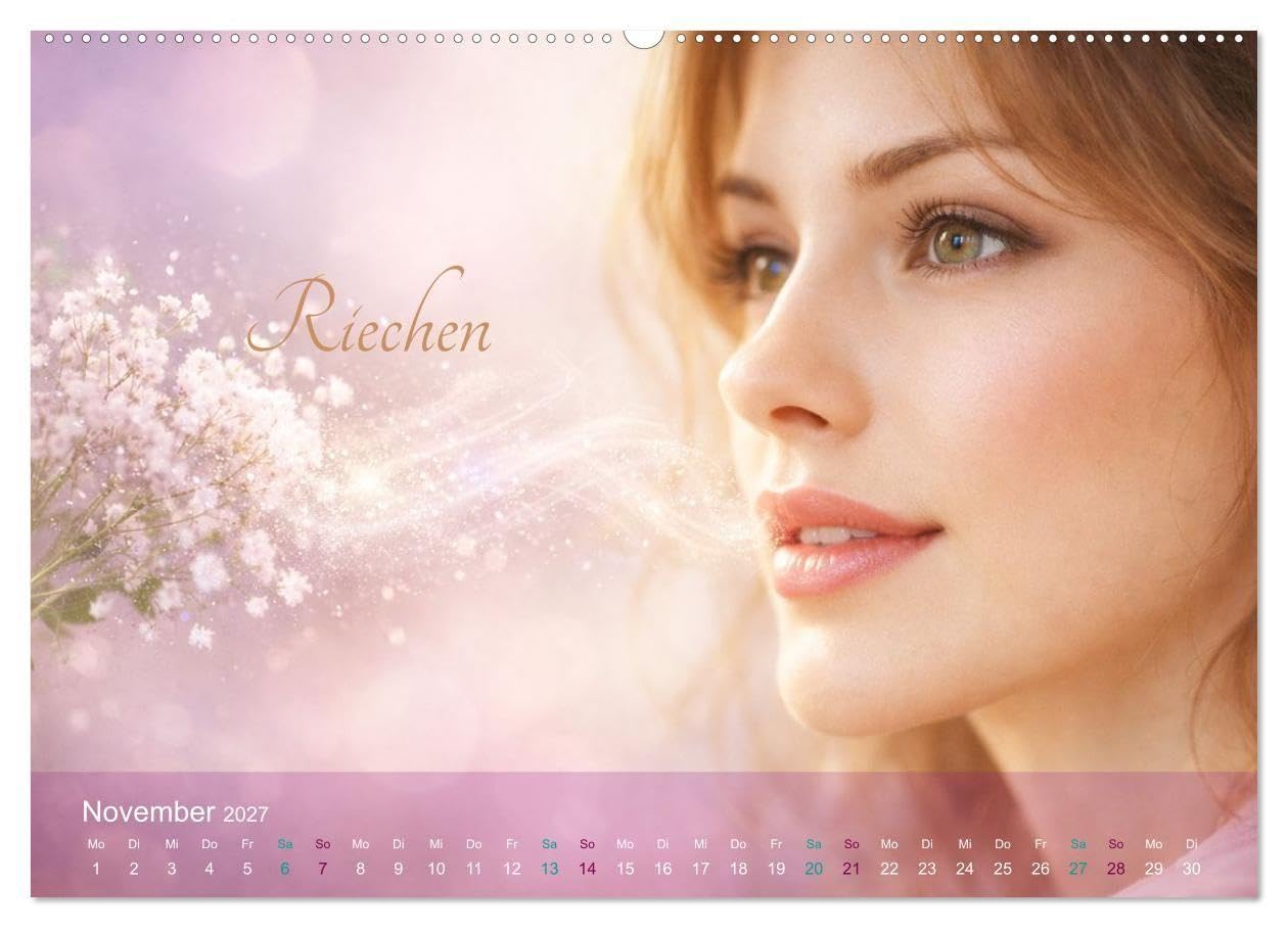 Sinnesmomente - Eine Reise durch die Wahrnehmung (hochwertiger Premium Wandkalender 2027 DIN A2 quer), Kunstdruck in Hochglanz: Dieser Kalender feiert ... allen Sinnen zu genießen. (CALVENDO Menschen)
