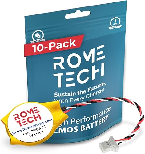 Miniatura 8 de Rome Tech Batería CMOS para Lenovo ThinkPad X60 X60s X61 X61s X200 X201 X201i X200s X200si - Batería de respaldo para laptop BIOS RTC 3V CR2032 con