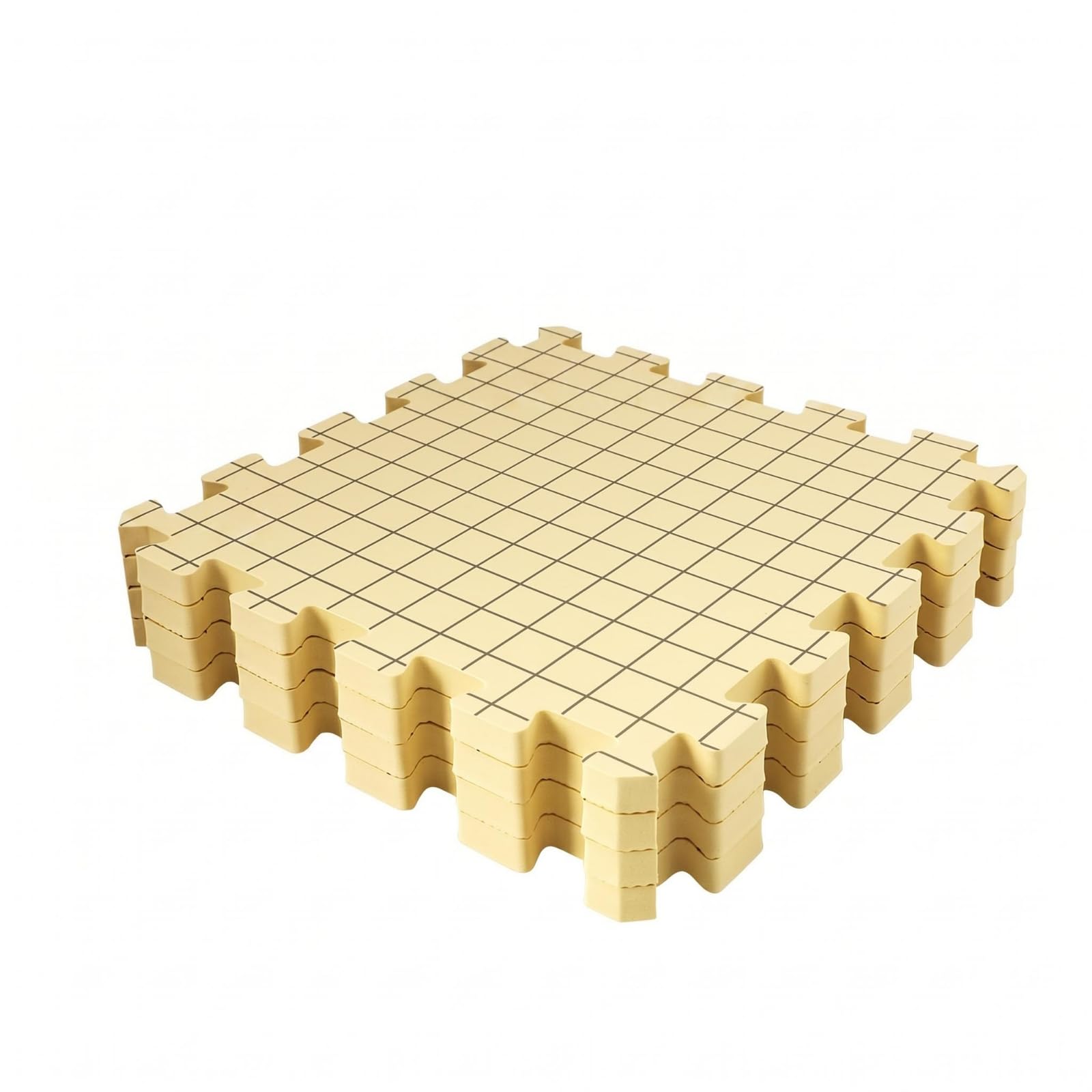 BNF®Felting Mats | Square Grid Interlocking Weaving Board | 4PCS | Yellow | Foam-image-22