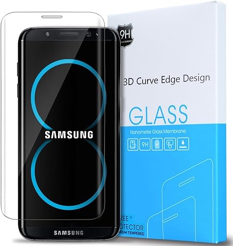 Miniatura 5 de Galaxy S8 - Protector de pantalla de vidrio templado perfecto 3D Touch compatible con alta calidad sensible flexible de 0.010 in para Samsung Galaxy