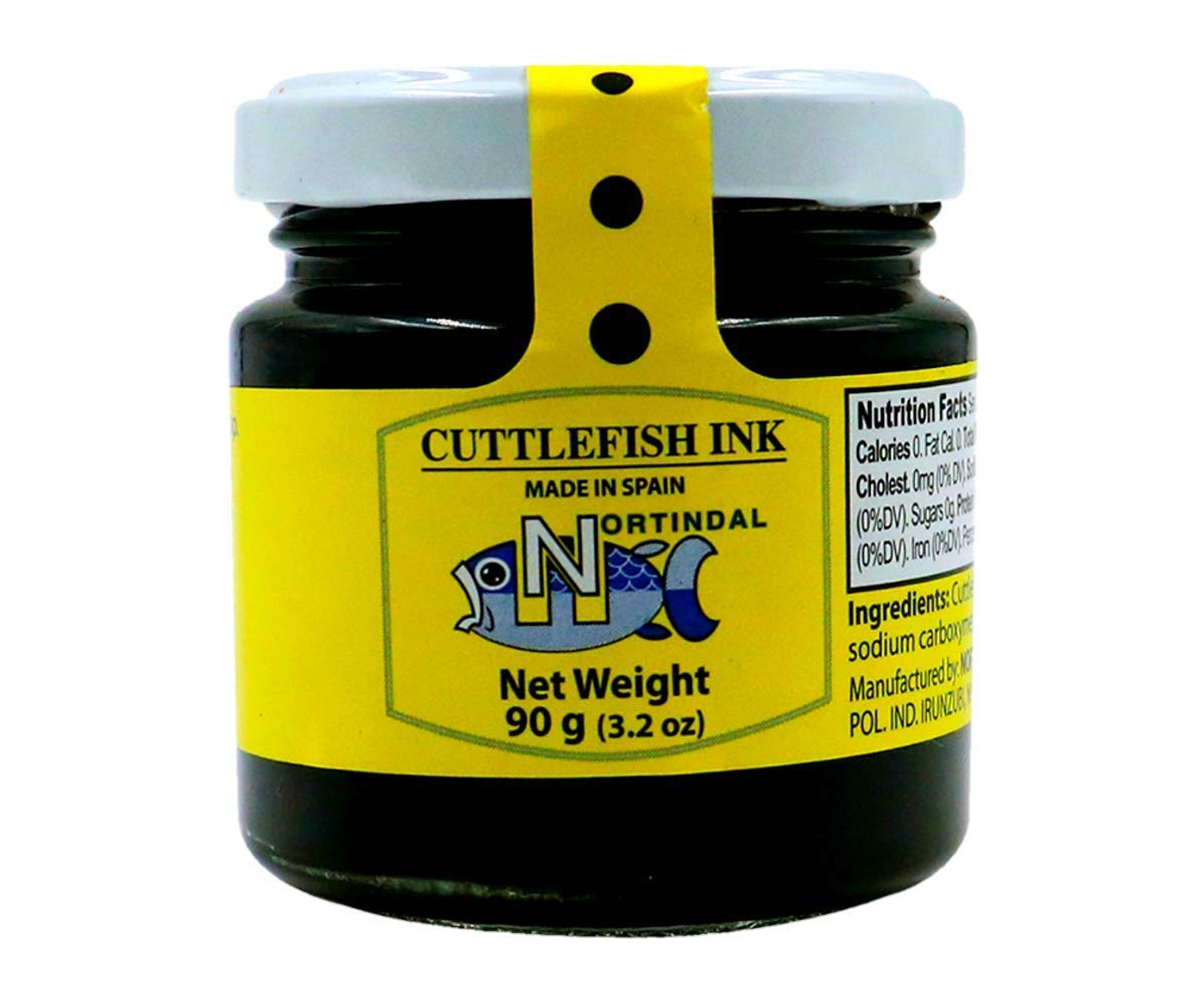 Nortindal Cuttlefish Ink/ Squid Ink Jar 3.2ounce Grocery