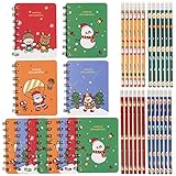 Lápices Navidad: Hay 24 piezas lápices, como el bastón, el arco, la media Navidad, el copo nieve, el árbol Navidad, la caja de regalo y así sucesivamente, añadir el favor la fiesta Navidad, con una goma borrar en la parte superior del lápiz, conveniente para su uso.