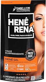 Embelleze - Gel Hene Rena 180Gr Preto Cafe