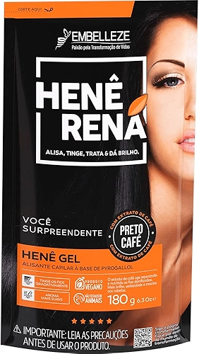 Embelleze Henê Rená Preto Café 180G