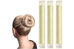 LHAAAYF Professional Bun Head Magic Maker [3 Pcs Blonde]