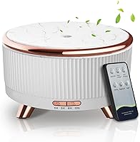 Vista 1 de Diffusers for Essential Oils Humidifiers 500ML, Essential Oils Large Room Aromatherapy Diffuser,7 Colors Lights 3 Mist Modes with R/C for Home Office