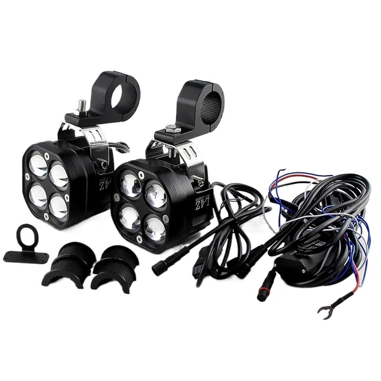 Pomocnicze Reflektory Motocyklowe Reflektory motocyklowe, lampy LED z migaczem, kierunkowskazy, światła mijania i drogowe do motocykli terenowych i ciężarówek