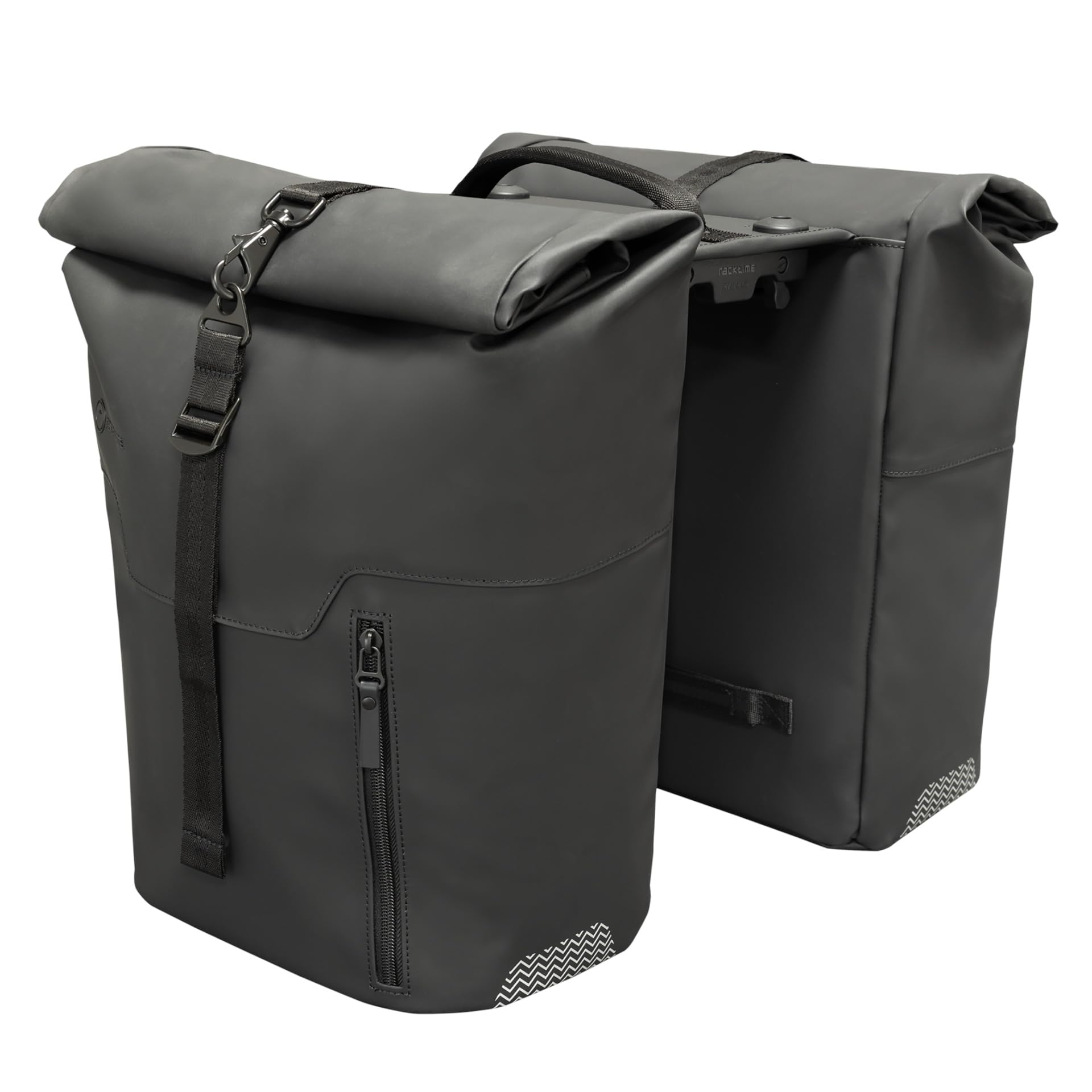 racktime vida fahrradtasche Doppeltasche Racktime Virgil schwarz für SnapIt 1 Sport & Freizeit Hercules Fahrräder mit 28 EU E-bike Größe:21 cm