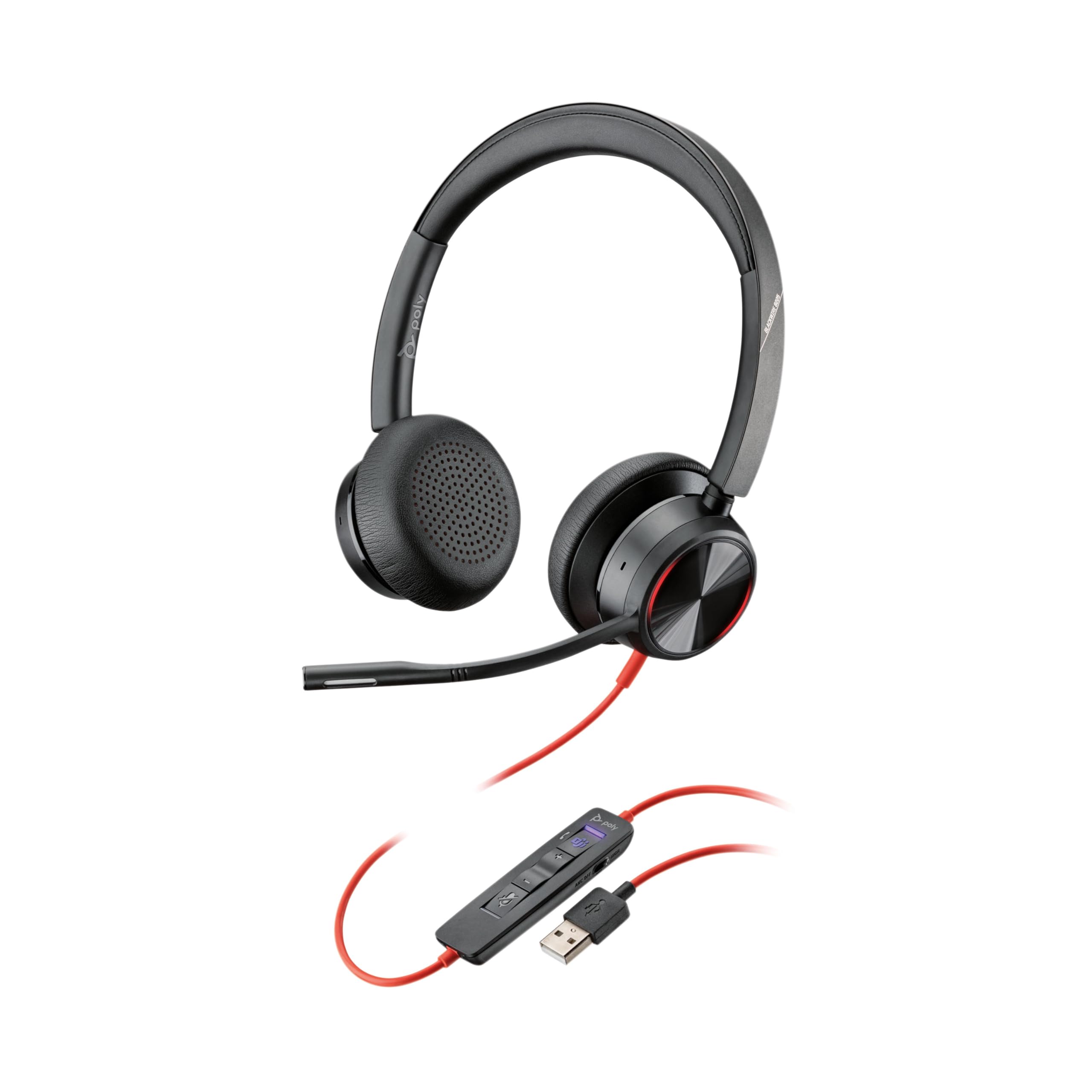 Poly 有線ヘッドセット Blackwire 8225 両耳用 Amazon.com: Plantronics Poly - Blackwire 8225 Wired Headset with