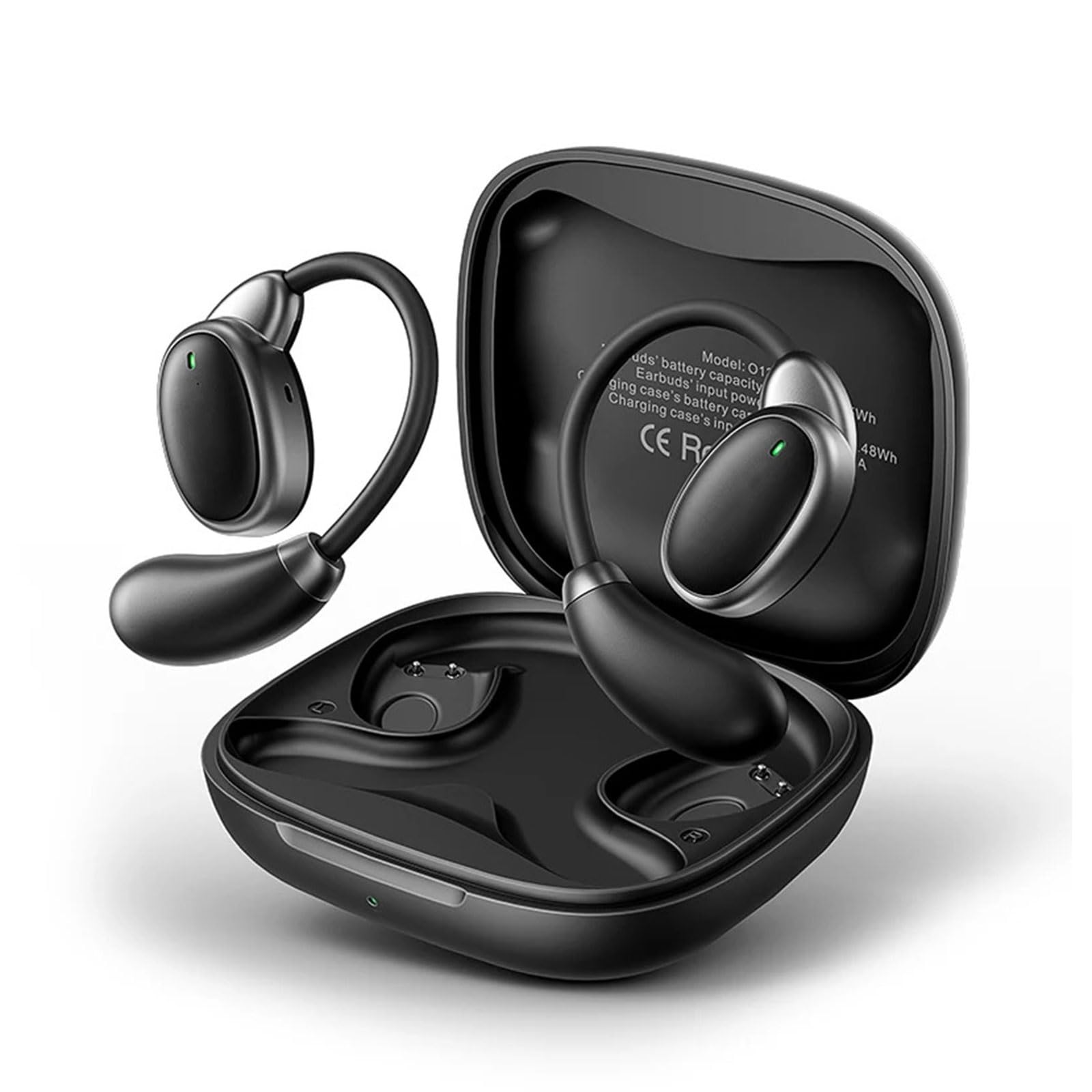 両耳をふさがない簡単操作の骨伝導型集音器 Amazon.co.jp: 骨伝導 集音器 骨伝導 イヤホン 集音器 5.3 片耳
