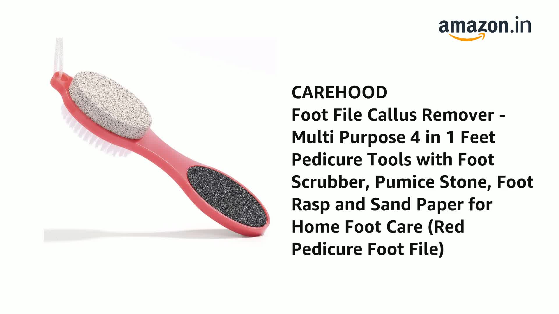CAREHOOD Foot File Callus Remover - Multi Purpose 4 Qatar - View #8