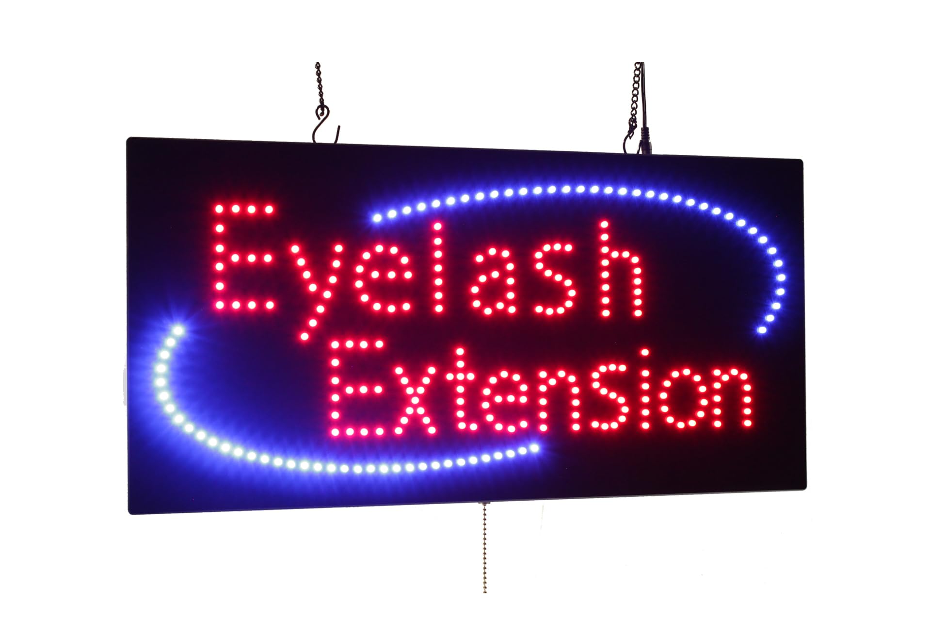 Topking LED Eyelash Extension Sign, Super Bright Open Sign, Store Sign, Business Sign, Windows Sign, Neon Sign