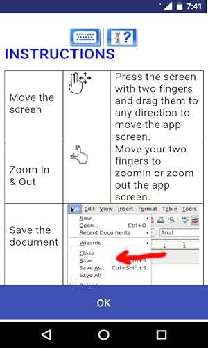 AndroWriter document editor
