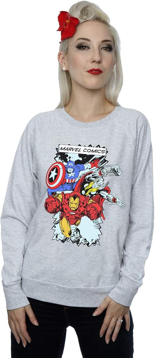Marvel sweatshirt women Clearance