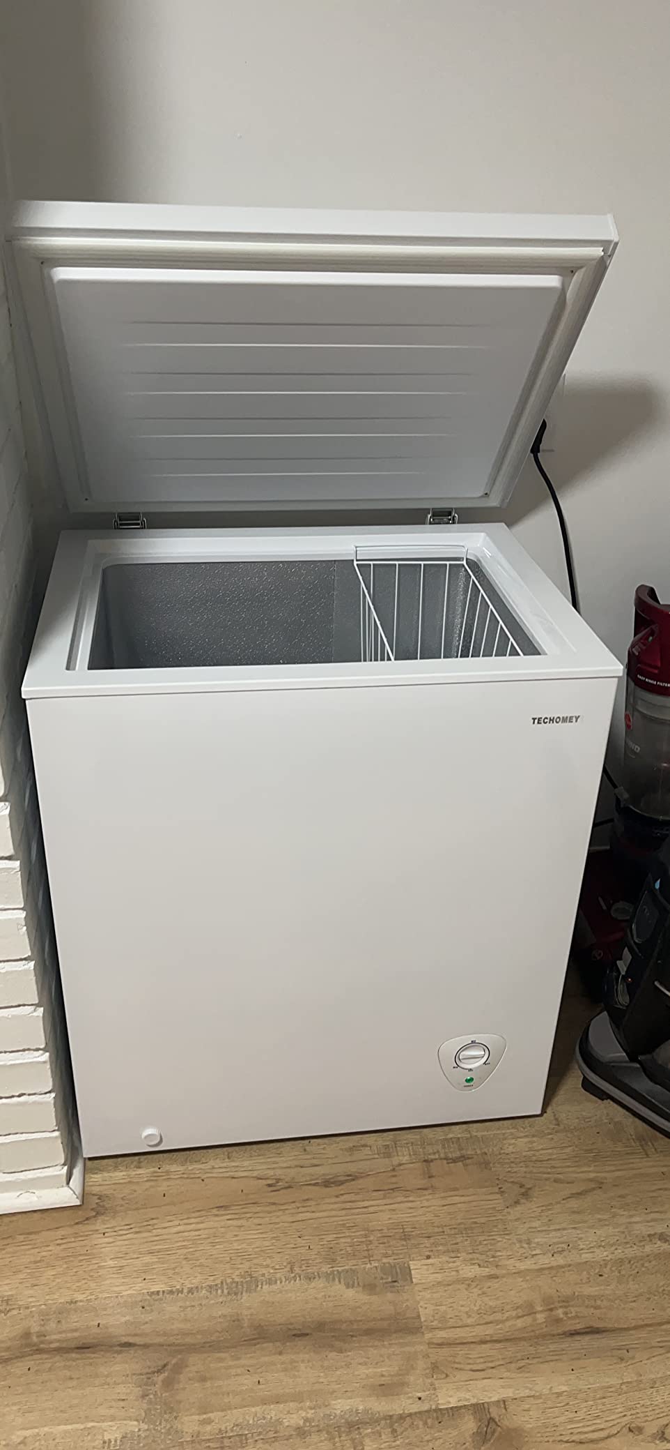 12/mo Finance Chest Freezer 5 Cu.Ft Deep Freezer, Quiet Compact