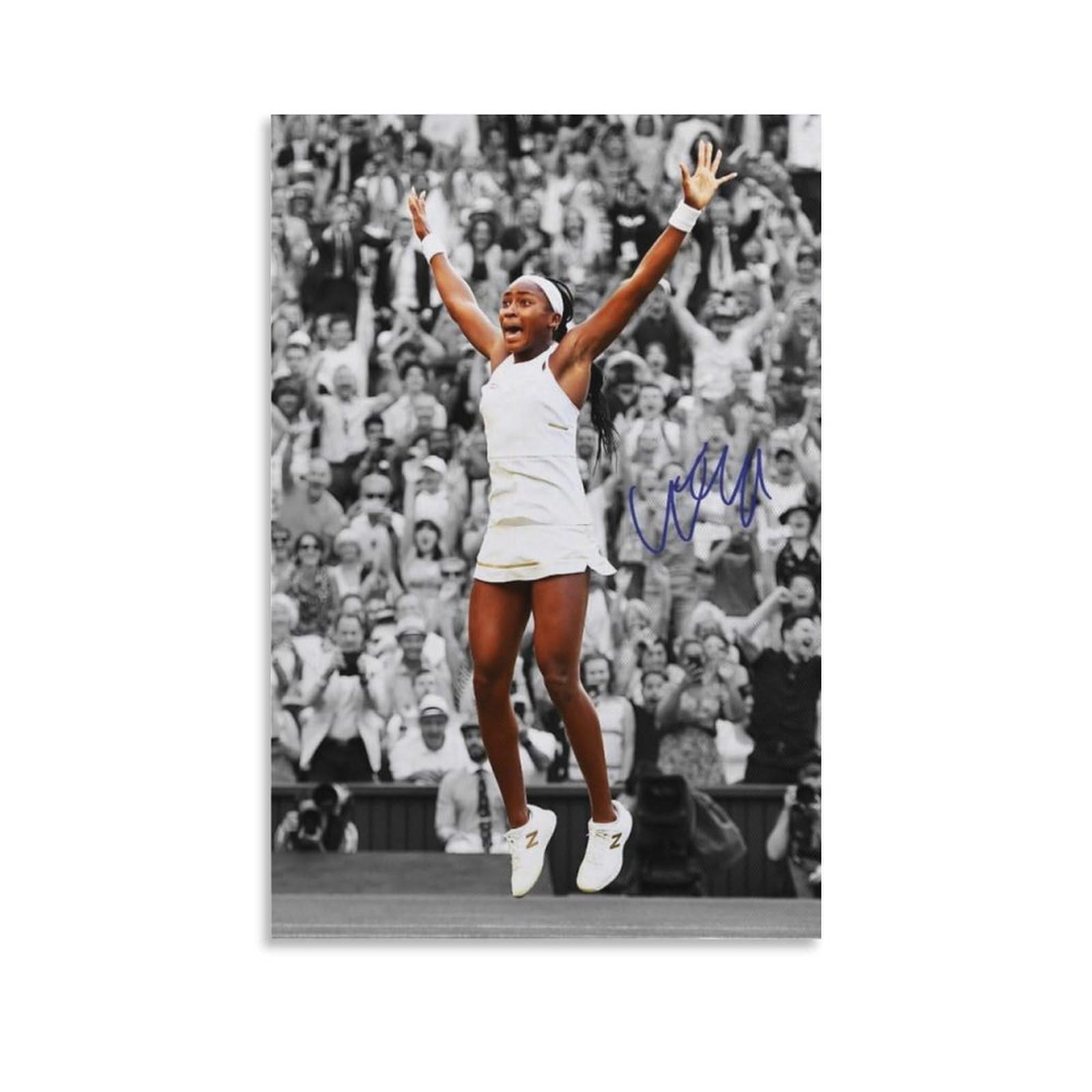 FCOIN Coco Gauff Canvas Poster Poster Painting Canvas Wall Art Living Room Posters Painting 12x18inch(30x45cm)