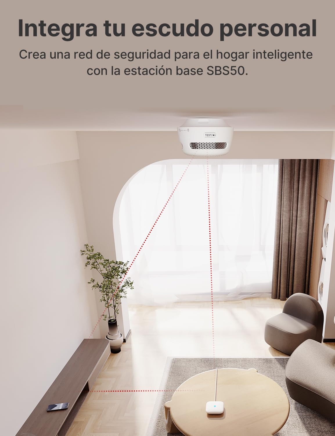 X-Sense Estación Base para X-Sense Home Security Casa Inteligente, Hub Compacto de Sistema de Alarma, Requiere Wi-Fi 2.4 GHz, Botón de Silencio/Vinculación 2 en 1, SBS50 | Hub compacto para monitoreo y control remoto; botón 2 en 1 para silenciar y emparej