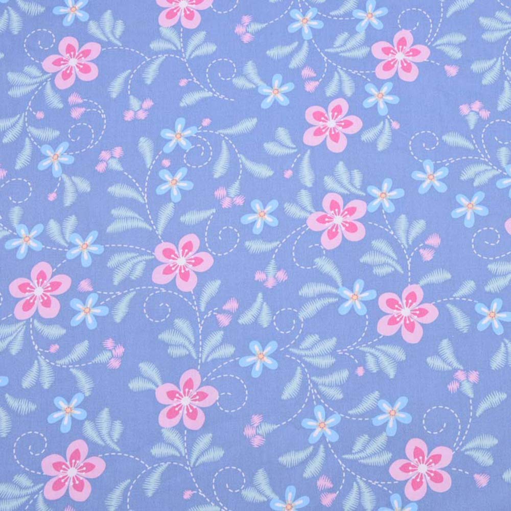 YYSZ Tessuto Cotone Stoffa Patchwork di Stoffa Tessuti di Cotone per Lavoretti Cucito 46 * 56 cm 8 Pezzi Stampa dorata (stile vintage asiatico