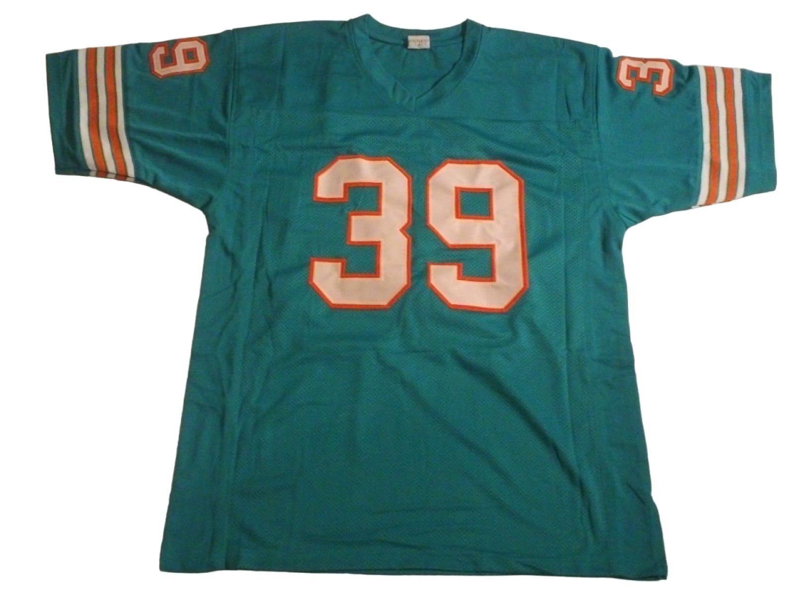 Larry Csonka Custom Jersey Stitched Teal Football New No Brand/Logos (US, Alpha, X-Large, Regular, Regular, Teal)