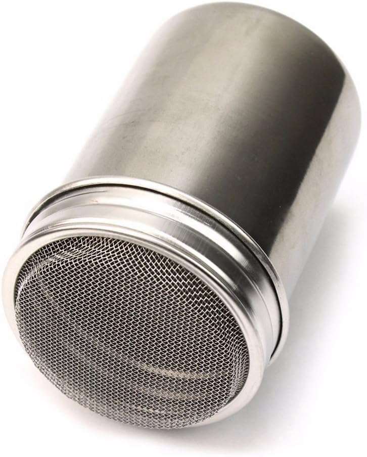 DDLBiZ DDLBiZ Praktischer Edelstahl-Streuer für Schokolade, Puderzucker, Zucker, Salz, Kakao, Mehl, Kaffee 1pc
