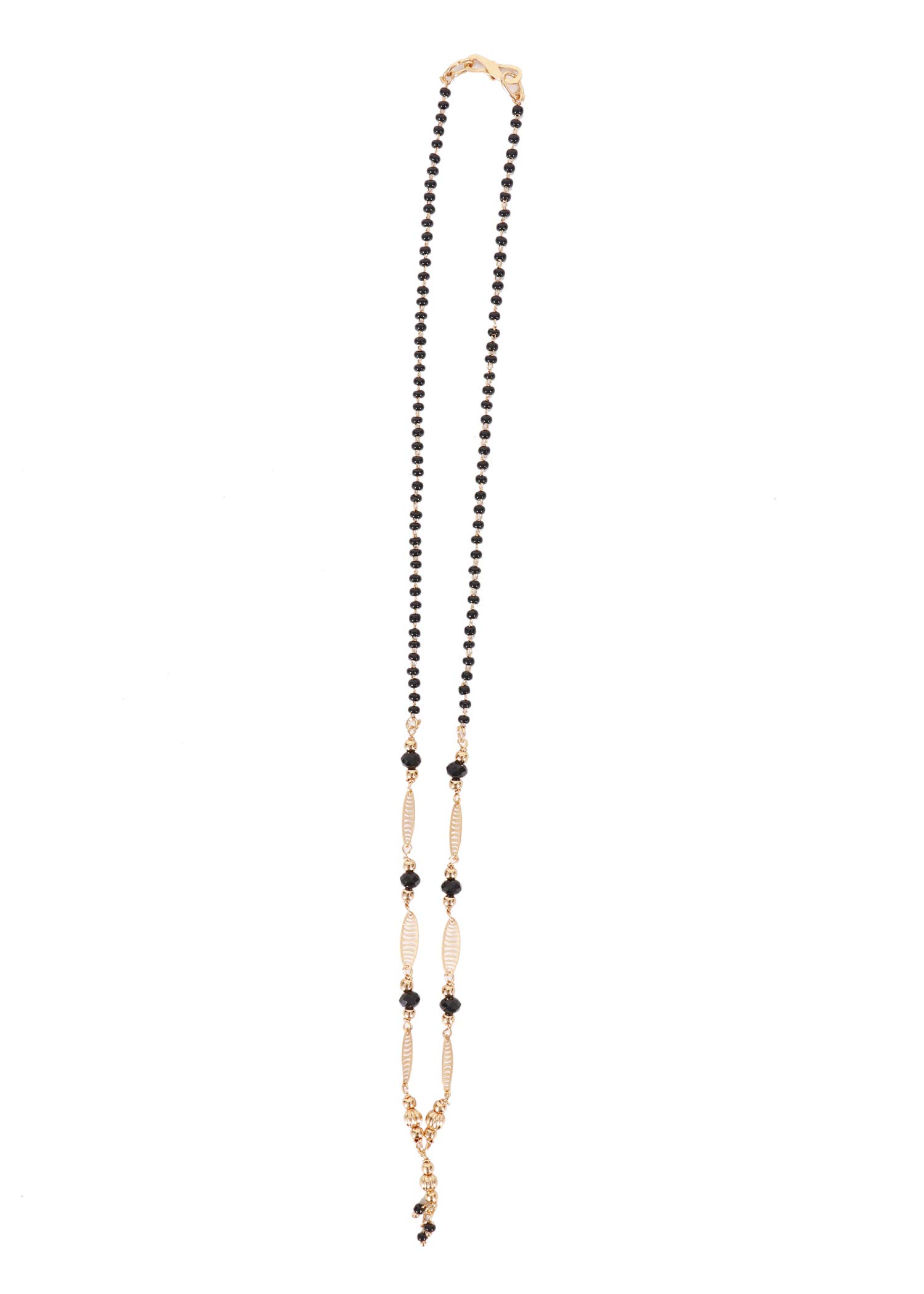 NAVMAV Mangalsutra Black Beads Gold Color Mangalsutra Tanmaniya For Women Style Traditional Jewellery for Bridal Mangalsutra (Black & Golden 03) (B0BW8XNGK4) Amazon Price History, Amazon Price Tracker