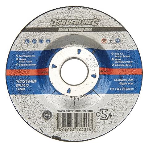 Silverline 260249 Metal Grinding Disc with OSA Approval Cover