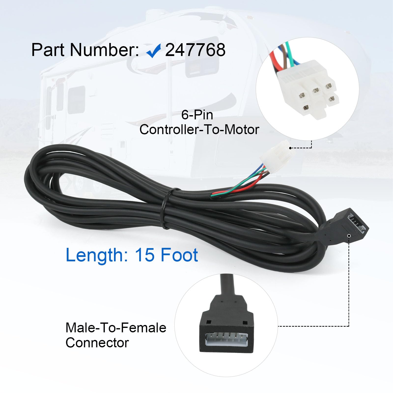 ❤︎acoco❤︎ Amazon.com: Enocos 247768 Male-to-Female 6-Pin Controller-to