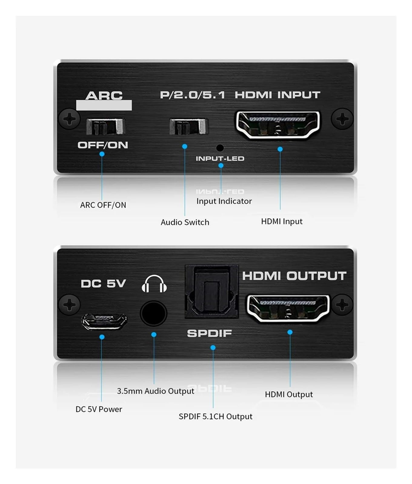 Compatible Extractor Stereo Converter Optical TOSLINK SPDIF + 3.5mm De Splitter Adapter PS5