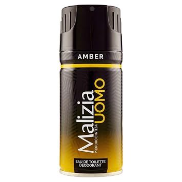 Malizia Uomo Amber Deodorant Spray 150 Ml / 5 Oz.