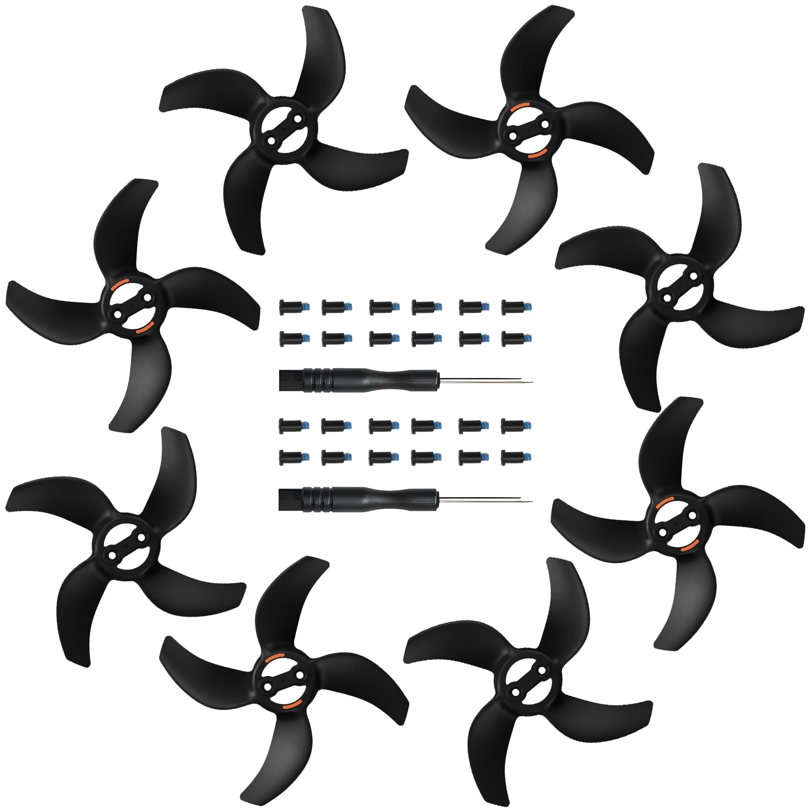 Craznick Propellers for DJI Avata 360 - Drone Accessories Replacement Prop Propeller Spare Blades Low Noise Wings for DJI Avata 360 Drones Exclusive Screwdrivers & Screws 8 Pcs