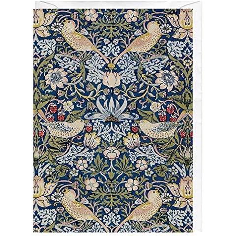 William Morris Strawberry Thief Greeting Card Cover