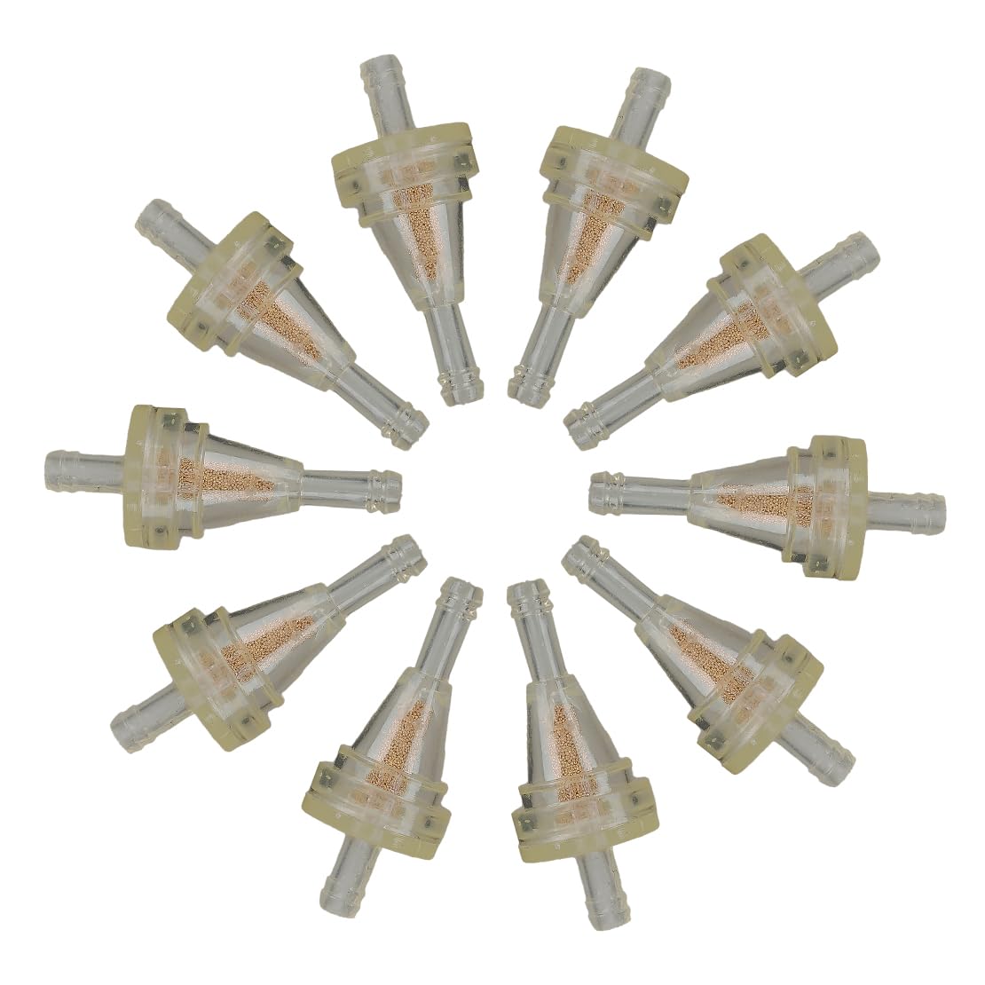 20 Pezzi Filtro per Benzina Carburante per Tubo Carburante da 1/4" 6,3 mm Moto Dirt Bike