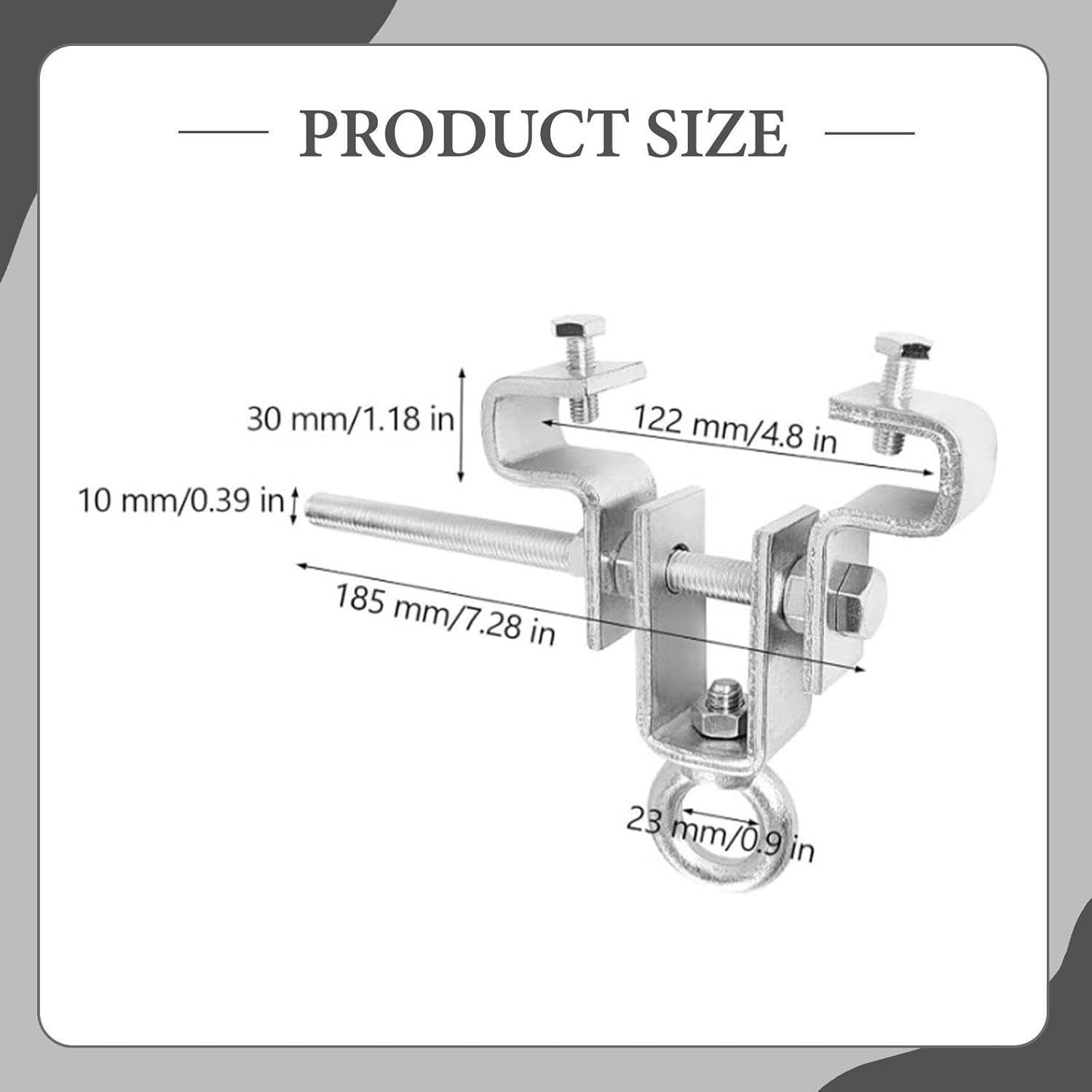 Heavy Bag Beam Clamps Holder Boxing Punching Bag Hangers Ceiling Mount Brackets for Gym