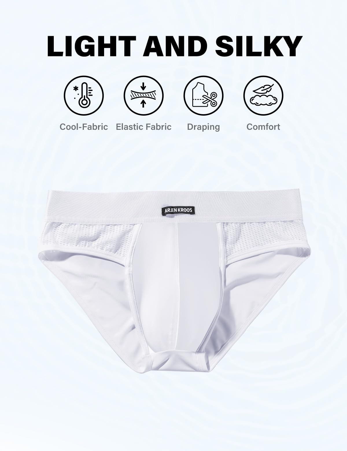 Casey Kevin Herren Slip Sexy Netz Slips Sport Atmungsaktive Briefs Unterwäsche Mesh Slips Unterhosen Männer