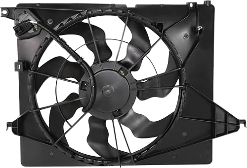Miniatura 6 de DNA MOTORING Conjunto de ventilador de radiador de estilo de fábrica compatible con Santa Fe 13-18  19 Santa Fe XL  14-15 Sorento 3.3L, OEM-RF-1133