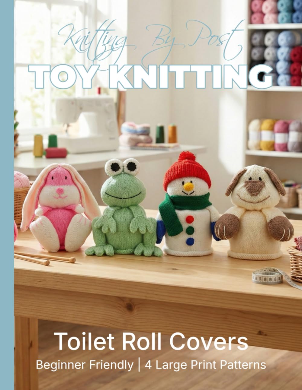 Knitting by Post: Toilet Roll Covers Pattern Collection – 4 Easy-to-Follow Large Print Toy Designs (LARGE PRINT Knitting by Post)