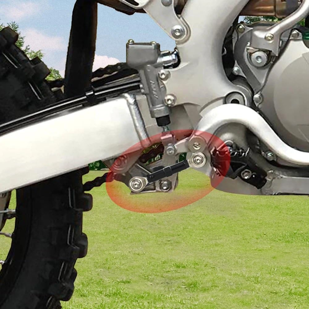 Zestawów obniżających Łącznik obniżający Pasuje do Honda GL1800 2001-2010 2012-2017 łącznik obniżający regulowane łączniki obniżające akcesoria motocyklowe(Black)