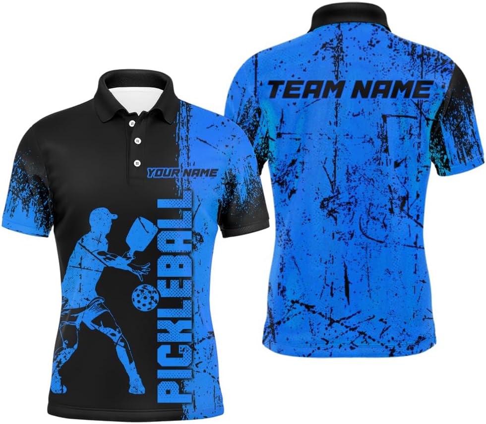 Personalized 3D Pickleball Shirts Women Men Pickleball Jersey Pickleball Polo & Quarter-Zip Team Pickleball Gifts