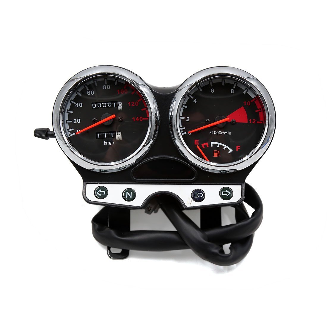 ELECTROPRIME 0-12000r/min Dual Digital Motorcycle Odometer