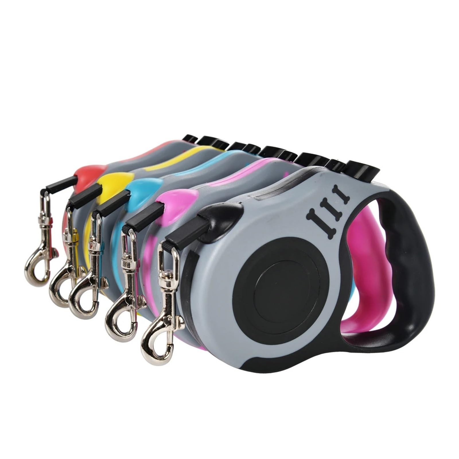 Corde de Traction en Nylon rétractable 3,0 M/5 M for Petits Chiens et Chiots