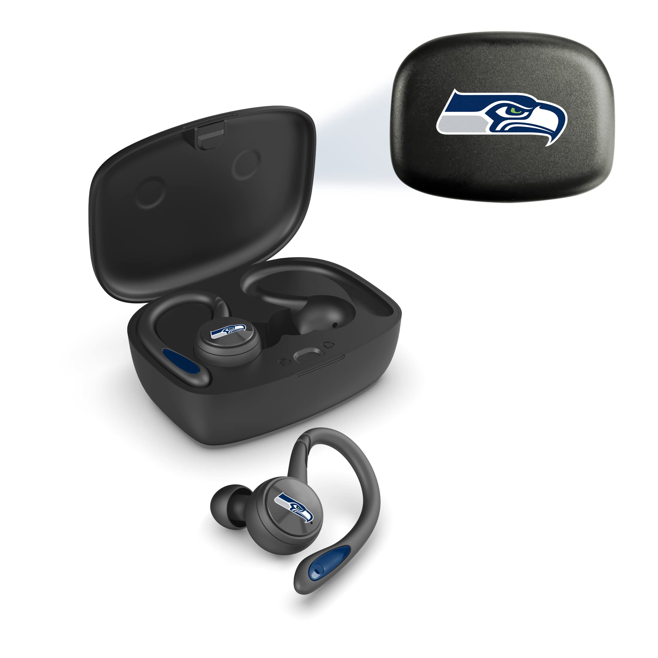 SOARNFL Sport True Wireless Earbuds V.5, Seattle Seahawks