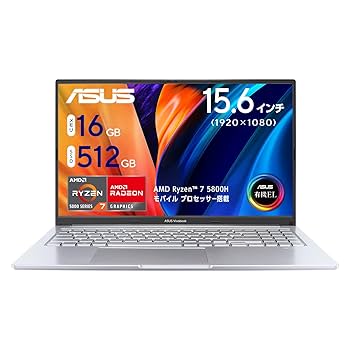 ASUS VivoBook シルバー ノートPC M3401QA ASUS VivoBook シルバー ノートPC M3401QA Amazon.co.jp: ASUS
