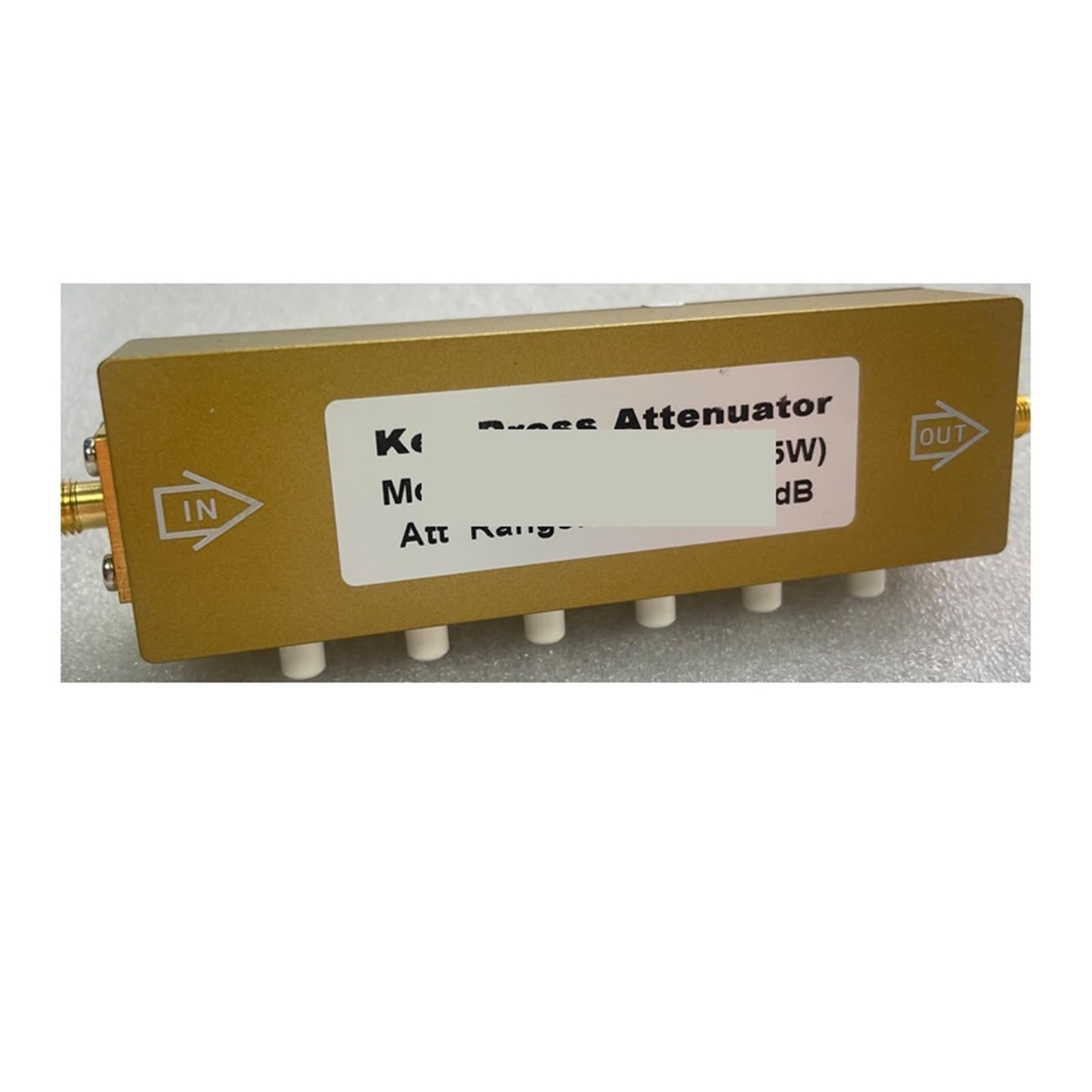 Atténuateur réglable Atténuateur de pas réglable par bouton SMA-KK DC-4G 2W5W 0-35dB(5W 0-35dB)