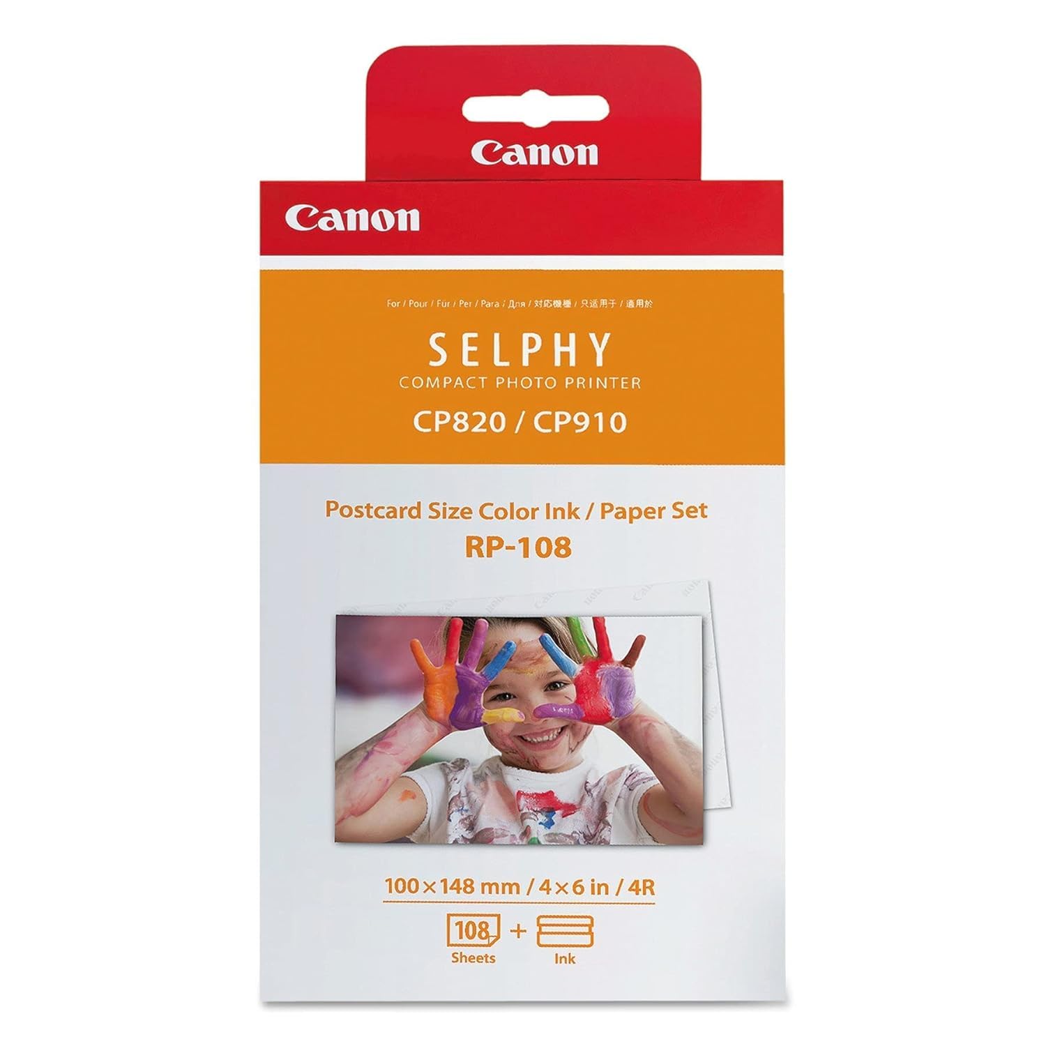 Canon RP-108 High-Capacity Color Ink & Paper Set | 108 Postcard